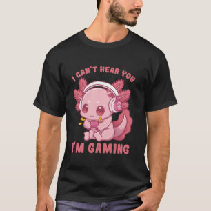 Axolotl Gaming Gamer Pad Video Games Kawaii A T-Shirt