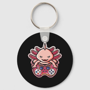 Axolotl Gaming Kids Boys Girls Anime Video Game Ga Schlüsselanhänger