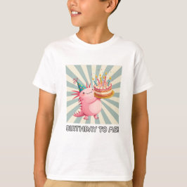 Axolotl Geburtstag T-Shirt
