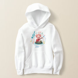 Axolotl Gitarre Hoodie