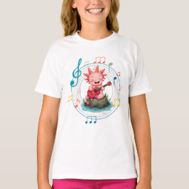 Axolotl Gitarre T-Shirt