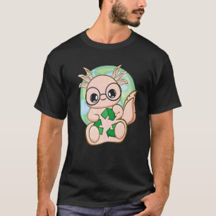 Axolotl Haustier Erdentag Täglich gehender Fisch F T-Shirt
