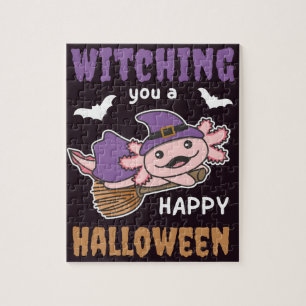 Axolotl Hexen, die Ihnen ein glückliches Jigsaw zu