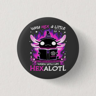 Axolotl Hexenstunde - Salamandre Button