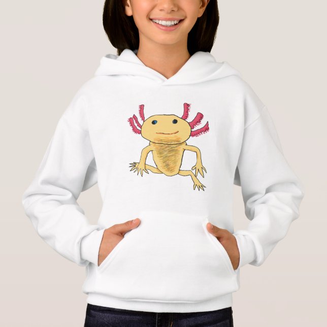 Axolotl Hoodie (Vorderseite)