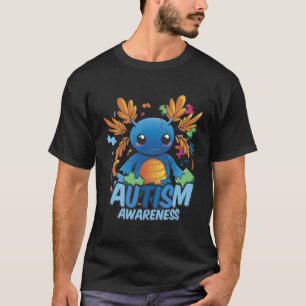 Axolotl Ich trage es für das Bewusstsein für Autis T-Shirt