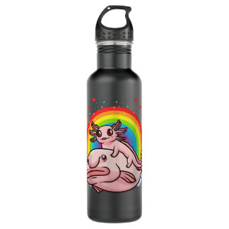 Axolotl Kawaii Blobfish Edelstahlflasche