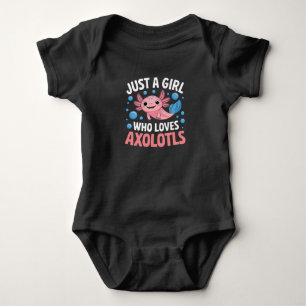 Axolotl Kawaii Just A Girl Liebe Axolotls Baby Strampler