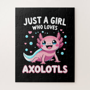 Axolotl Kawaii Nur Ein Mädchen Das Axolotl Liebt