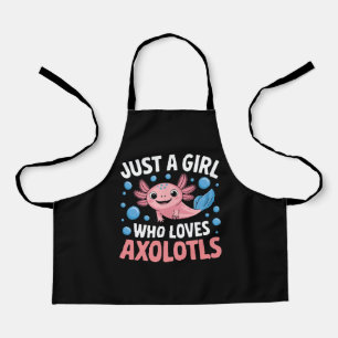 Axolotl Kawaii Nur Ein Mädchen Das Axolotls Liebt  Schürze