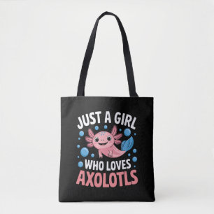 Axolotl Kawaii Nur Ein Mädchen Das Axolotls Liebt  Tasche