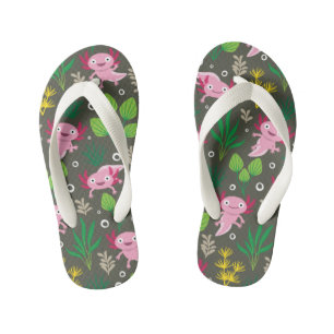 Axolotl Kid's Flip Flops