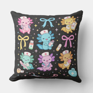 Axolotl-Krankenschwester Süßes Kawaii-Geschenk für Kissen