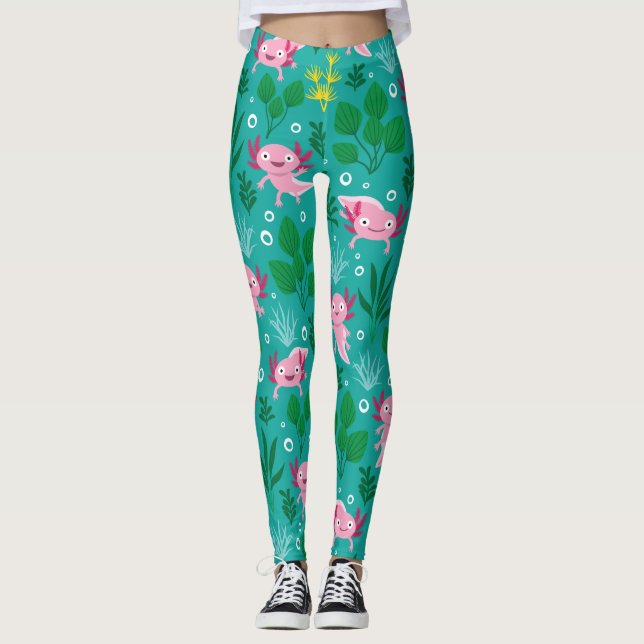 Axolotl Leggings (Vorderseite)