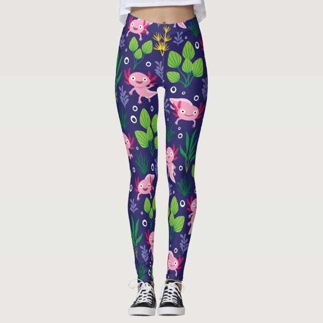 Axolotl Leggings (Vorderseite)