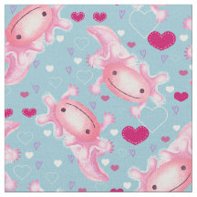 Axolotl-Liebe rosa und blau