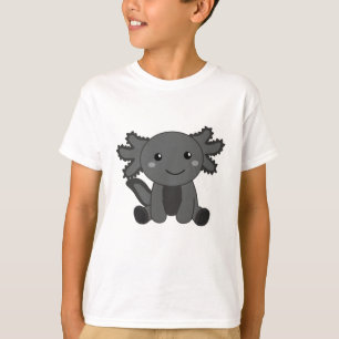 Axolotl liebt Niedliche Tiere für Kinder Rosa T-Shirt