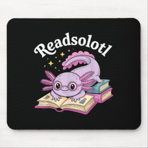 Axolotl liestliest lustiges Lesen süß kawaii Mousepad