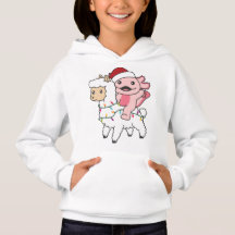 Axolotl Llama Alpaca Weihnachtswintertiere