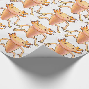 AXOLOTL-Maskotte Geschenkpapier