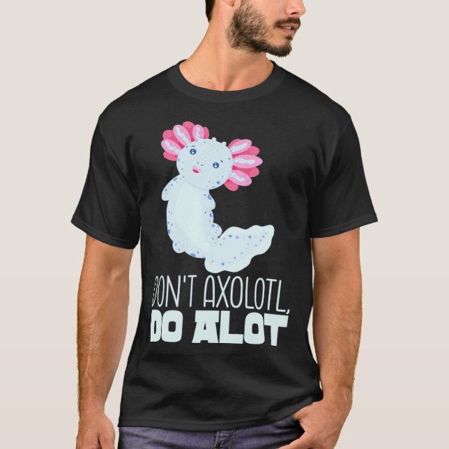 Axolotl Meme  Endangered Mexican Salamander Kids T-Shirt (Vorderseite)