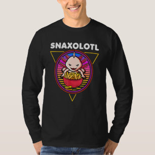Axolotl Mexican Salamander Relaxolotl Niedlich Sna T-Shirt