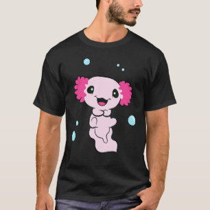 Axolotl mit Blasen Axolotl T-Shirt