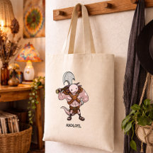 Axolotl mit einer Axt Alternative Barbaren Kunstwe