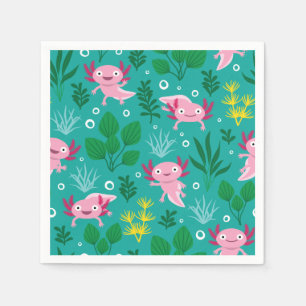 Axolotl Napkins Serviette