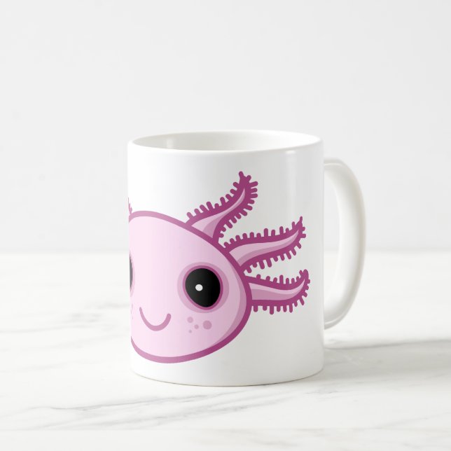 Axolotl - Niedliche Axolotl - Tasse des Tieres, 11 (VorderseiteRechts)