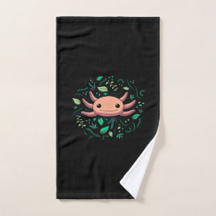 Axolotl Niedliches Tier Coole Tierliebhaber Handtuch