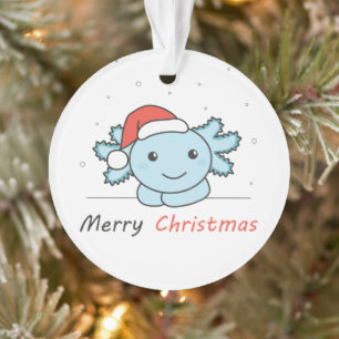 Axolotl Noël Neige Animaux d'hiver Axolotls