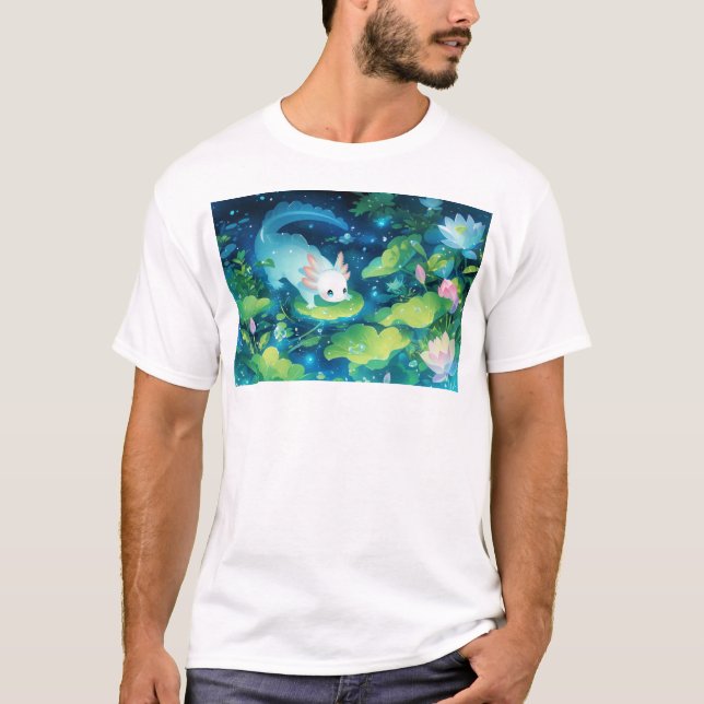 Axolotl Pond Haven T-Shirt (Vorderseite)