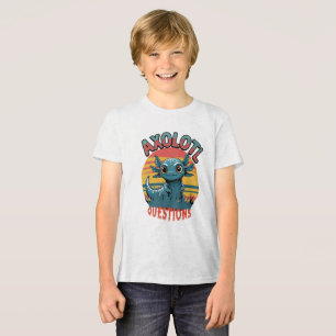 "AXOLOTL QUESTS - Retro Graffiti Vibes" Tri-Blend Shirt