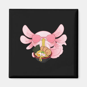 Axolotl Ramen Kawaii Japanisch Anime Noodle Gift W Magnet