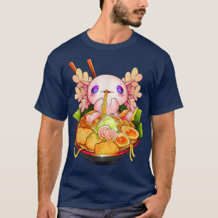 Axolotl Ramen Kawaii Japanisch Anime Noodle Gift W T-Shirt
