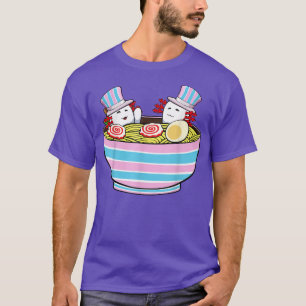 Axolotl Ramen LGBT-Q Tiertransporte T-Shirt