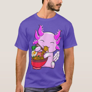 Axolotl Ramen Noodles Japanisch Otaku Kawaii Anime T-Shirt