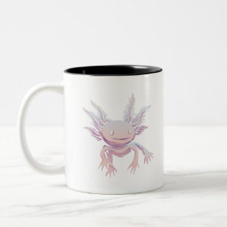 Axolotl Realistic Zweifarbige Tasse