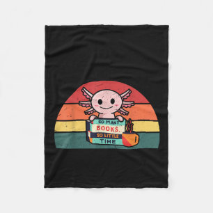 Axolotl-Shirt Lesebuch Kinderkrippe Gi Fleecedecke