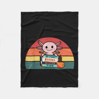 Axolotl-Shirt Lesebuch Kinderkrippe Gi Fleecedecke