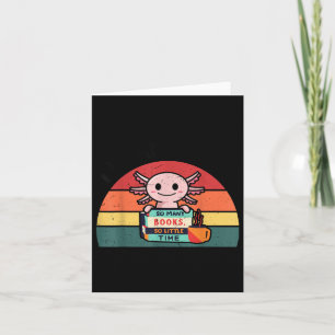 Axolotl-Shirt Lesebuch Kinderkrippe Gi Karte