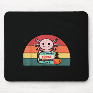 Axolotl-Shirt Lesebuch Kinderkrippe Gi Mousepad
