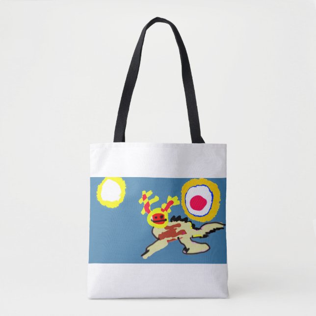 Axolotl-Sommer  Tasche (Vorderseite)