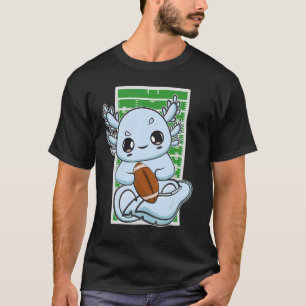 Axolotl spielt Fantasy Football für Coach Center G T-Shirt