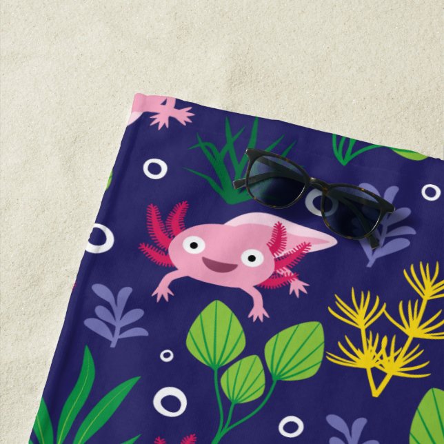 Axolotl Strandtuch (Beispiel)