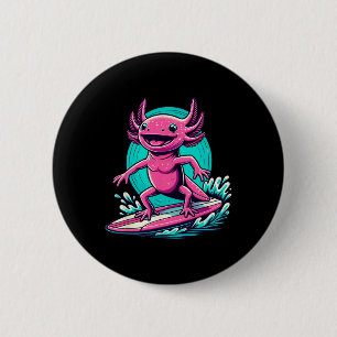 Axolotl-Surfing-Bekleidung Surfbrett Surfer Für  Button