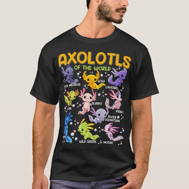 Axolotl T-Shirt (Vorderseite)