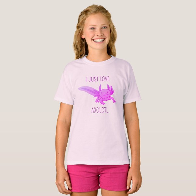 Axolotl T-Shirt (Vorne ganz)