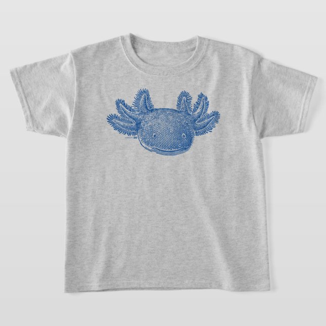 Axolotl T-Shirt - BLAU (Ablage )